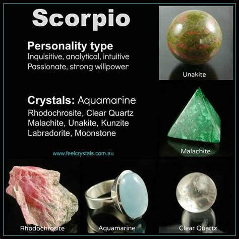 Scorpio healing crystals - Feel Crystals & Jewellery Gems And Minerals ...