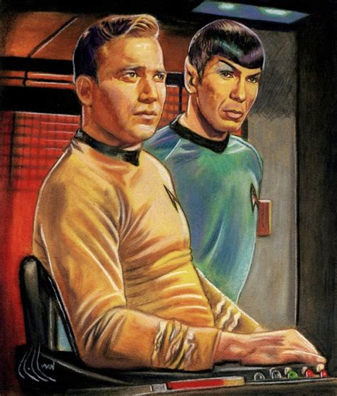 Star Trek Original Kirk Spock By Choffman36 On Deviantart Star Trek