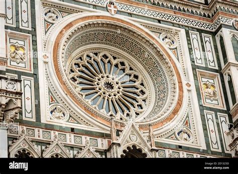 Cattedrale Di Firenze Duomo Di Santa Maria Del Fiore Primo Piano