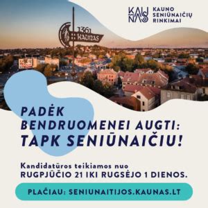 Kauno miesto savivaldybė Žaliakalnio seniūnijos naujienos