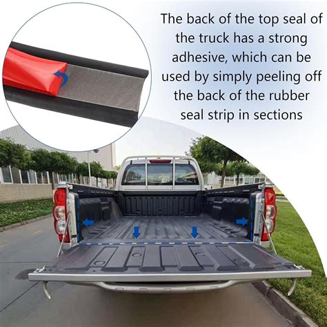 24 6ft Truck Tonneau Cover Seal Camper Shell Seal Rubber Weather Stripping With Other Door