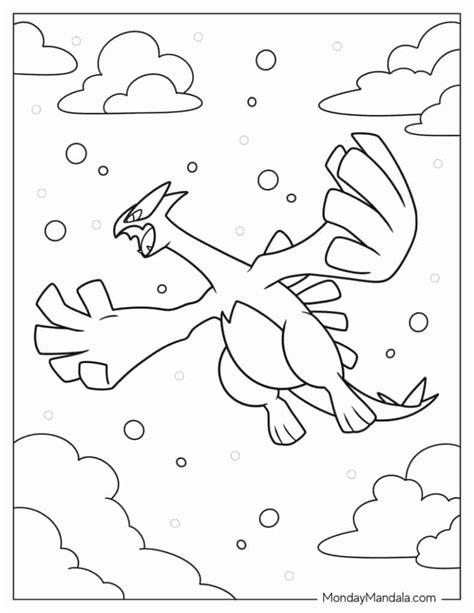 26 Legendary Pokemon Coloring Pages Free Pdf Printables 57 Off