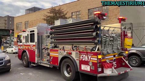 Fdny Responding Compilation 105 Full Of Blazing Sirens And Loud Air Horns Throughout New York City