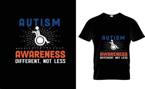 Autism Awareness T Shirt Design Vector Art At Vecteezy