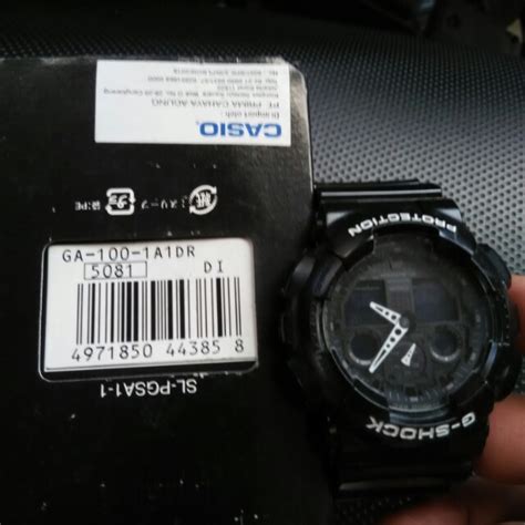 Casio Gshock GA100 Original Full Set Fesyen Pria Jam Tangan Di Carousell