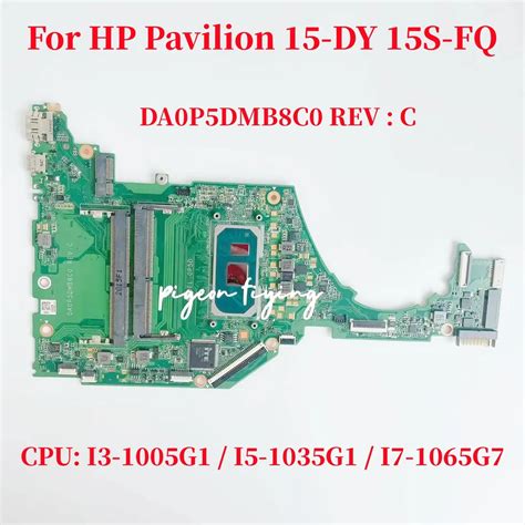 Da P Dmb C Mainboard For Hp Pavilion Dy S Fq Laptop Motherboard