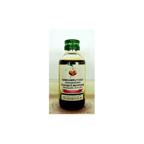 Nimbamrithadi Eranda Thailam 100 Ml By Vaidyaratnam Ayur Plan