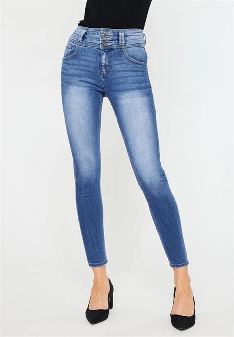 Kancan™ High Rise Stacked Waist Skinny Jean Maurices