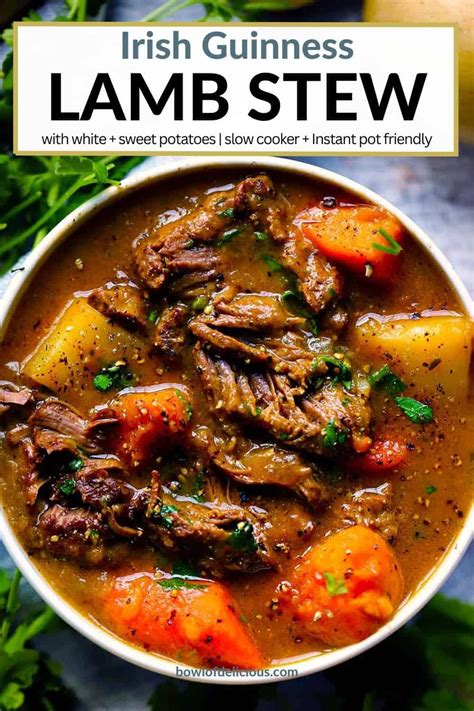 Irish Lamb Stew With Guinness