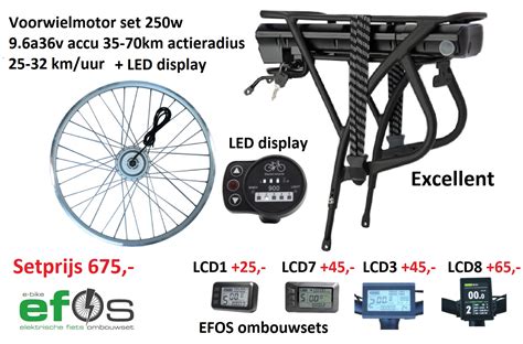 Elektrische Fiets Ombouwset Fiets Ombouwen Naar Ebike Ebike Efos