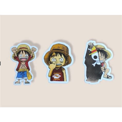 One Piece Waterproof Sticker Pack Shopee Philippines