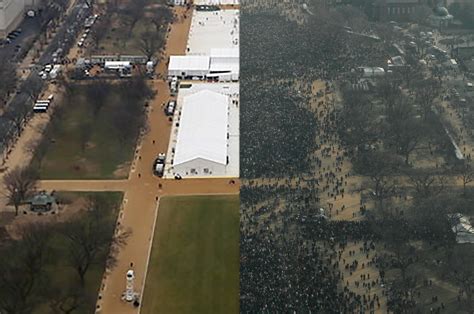 Photos: the crowd at Donald Trump’s inauguration vs. Barack Obama’s | Vox