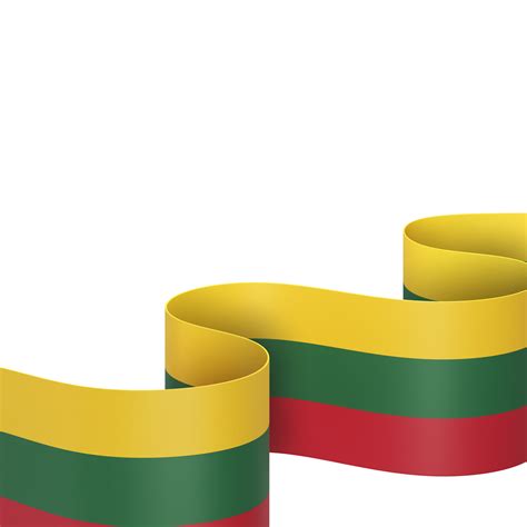 Lithuania Flag Design National Independence Day Banner Element