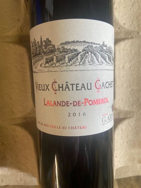 2018 Vieux Château Gachet France Bordeaux Libournais Lalande de