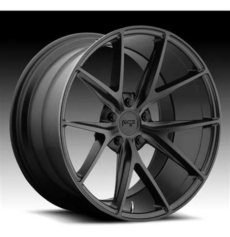 Rines 18x8 5 115 Niche M117 misano Deportivos Negro Envío gratis