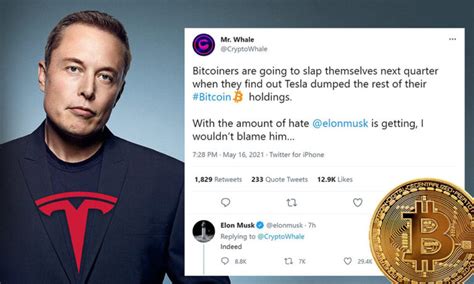 Elon Musk Just Implied Tesla Might Have Sold Their Bitcoin Holdings