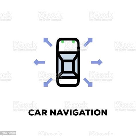 汽車導航線圖示向量圖形及更多互聯網圖片 互聯網 交通工具內部 交通方式 Istock