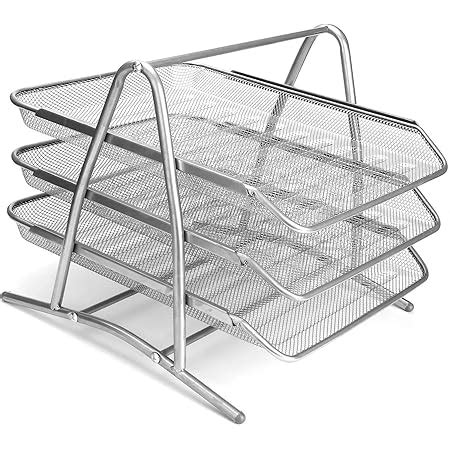 Osco Mesh Tier Tray Silver Amazon Co Uk Home Kitchen