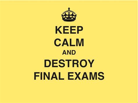 Final Exam Stress Quotes