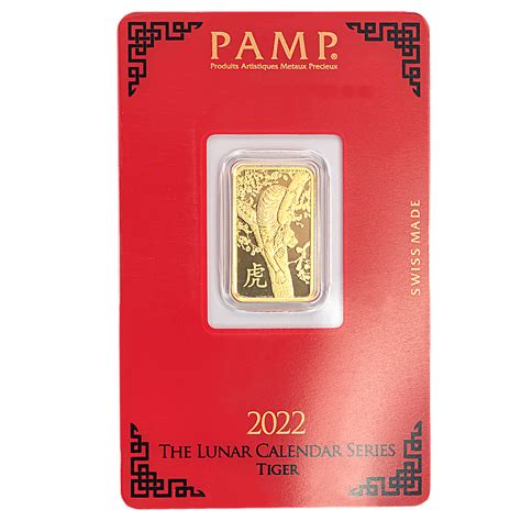 Buy Gram Pamp Lunar Year Of The Tiger Gold Bar