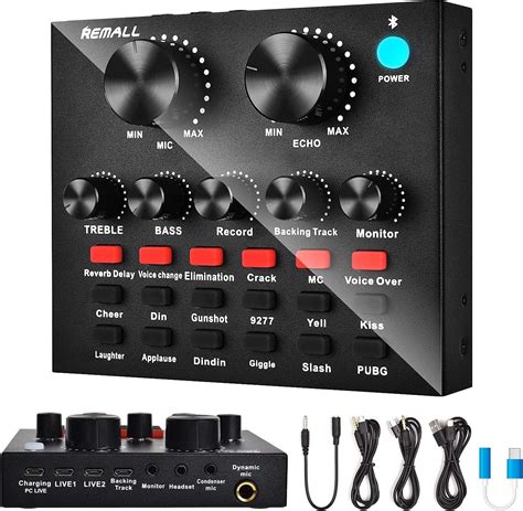 Amazon Audio Interface Dj Mixer Sound Card V Remall Podcast