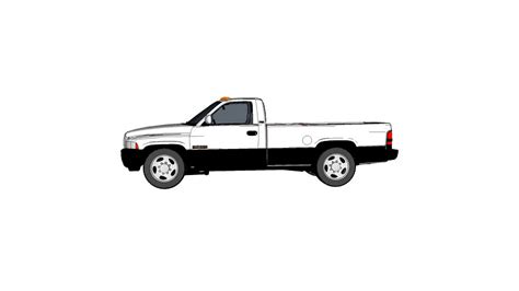 1997 Dodge Ram 2500 Cummins 3d Model