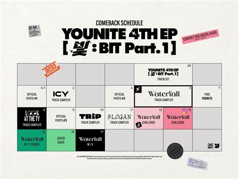 YOUNITE Ungkap Jadwal Perilisan Untuk Album Mini BIT Part 1 KoreanIndo