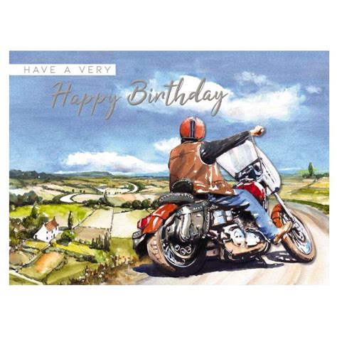 3D Harley Davidson Style Motorcycle Birthday Card | FREE UK DELIVERY - Wheelygifts