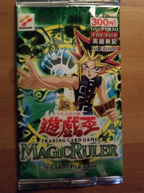 Yugioh Magic Ruler Mrl 1st Edition Sealed Booster Pack Asian English Ebay