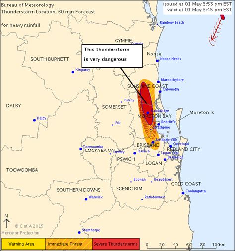 Southeast Qld Severe Thunderstorm Warning Heavy Rain Au Alert