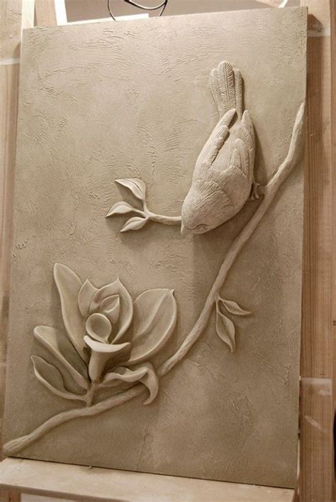 45 Simple and Speaking Ceramic Wall Arts | Plaster sculpture, Ceramic ...