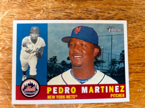 Topps Heritage Pedro Martinez Sp Mets Short Print Nm Mint Sp