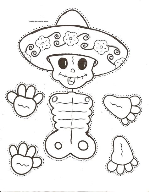 Dibujos para colorear el día de los muertos 63 Imagenes Educativas