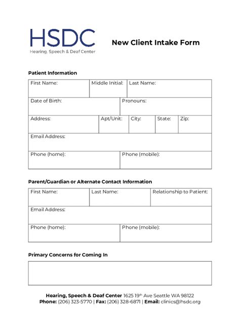 Fillable Online 2023 24 MOHCD Client Intake Form Fax Email Print