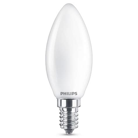 Philips żarówka świeca E14 B35 4 3W 827 opalowa Lampy pl