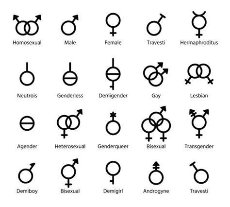 Gender Neutral Sign Stock Vectors Istock