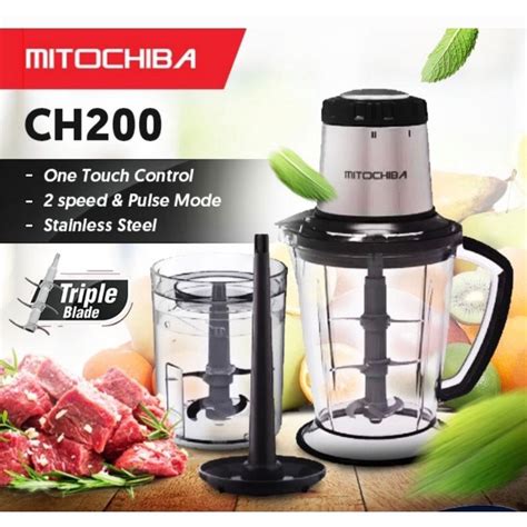 Jual Mitochiba CH 200 Food Chopper Kapasitas 2 Liter Blender