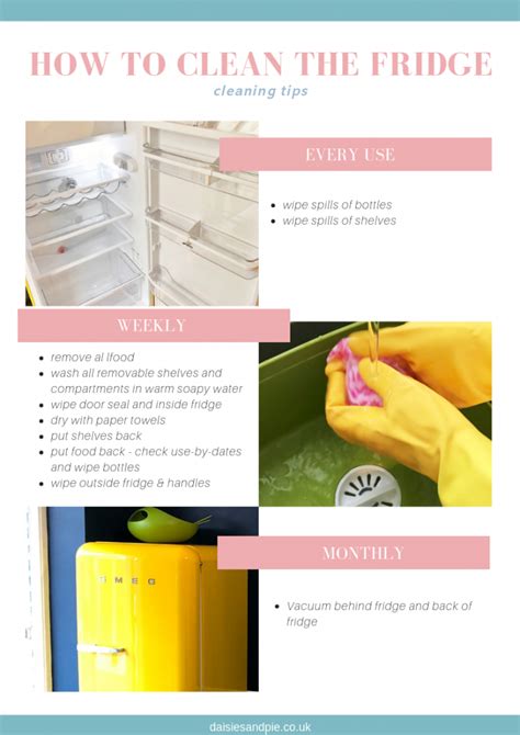 How To Clean The Fridge Easy Kitchen Cleaning Tips Daisies Pie