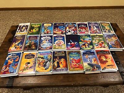 Lot of 41 Walt Disney Animated Classic Movies on VHS | eBay