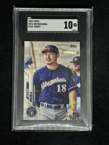 Topps Sp Image Variation Keston Hiura Sgc Blue Jersey Hot