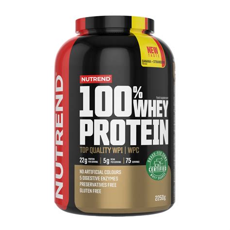 Nutrend 100 Whey Protein 2250g MIX BIAŁEK WPI WPC 1000009461 98