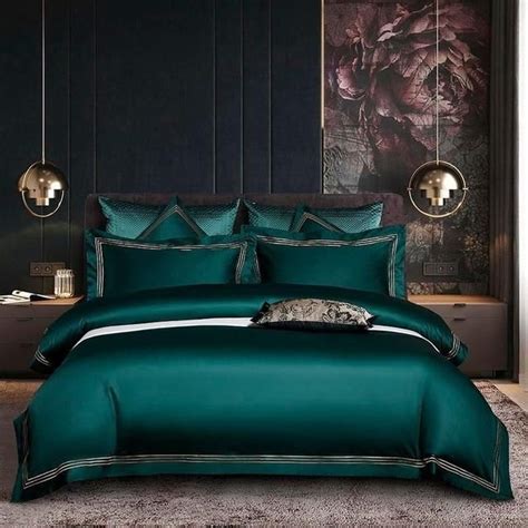 Jewel Completo Letto In Cotone Egiziano Con Bordo Ricamato Letti Di