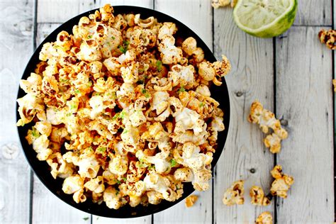 Tasty Chili Lime Popcorn With Coconut Oil Killing Thyme