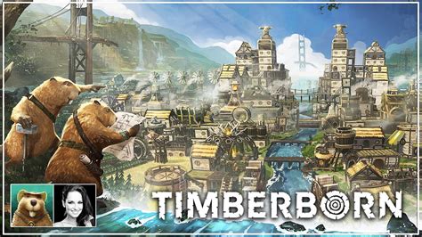 Building A Beaver City In Timberborn Vertical City Builder First