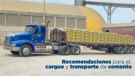 Recomendaciones Cargue Y Transporte De Cemento YouTube