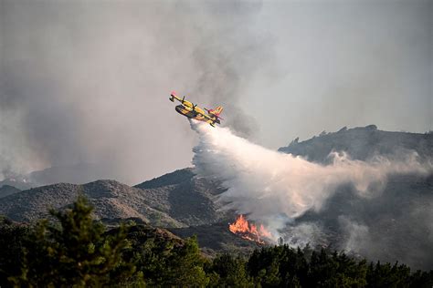 Se estrella en Grecia avión bombardero de agua que combatía los