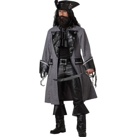 Costume De Pirate Avec Longue Veste Sombre