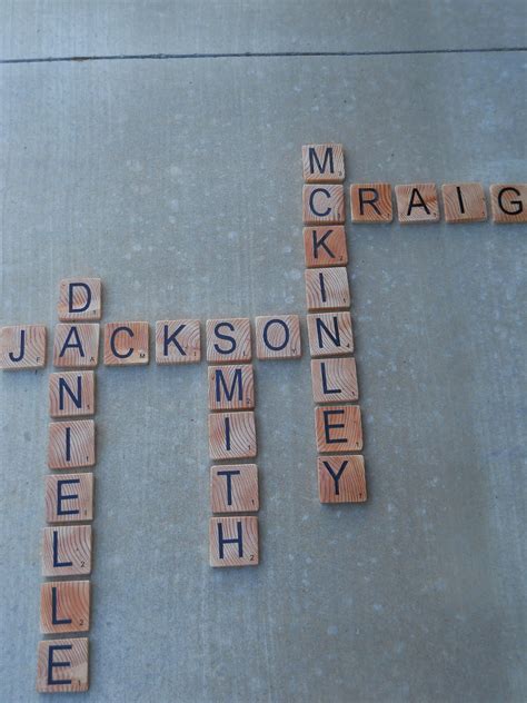 Stitches and Nails: Scrabble Tiles