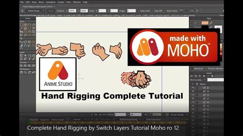 Complete Hand Rigging By Switch Layers Tutorial Moho Pro 12 Anime