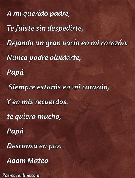 Introducir Imagen Poema Mi Padre Muerto Abzlocal Mx